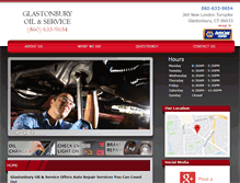 Tablet Screenshot of glastonburyoilandservice.com